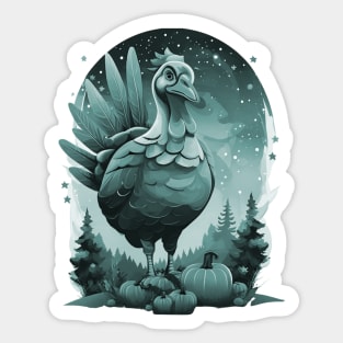 Thanksgiving turkey Sticker